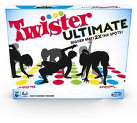 Hasbro Gaming Twister Ultimate: Bigger Mat, More Coloured Spots, Family, Kids Party Game Age 6+; Compatible with Alexa (Amazon Exclusive)