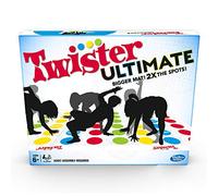 Hasbro Gaming Twister Ultimate: Bigger Mat, More Coloured Spots, Family, Kids Party Game Age 6+; Compatible with Alexa (Amazon Exclusive)