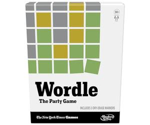 Hasbro Gaming Wordle The Party Game for 2-4 Players, Official Wordle Board Game Inspired by New York Times, Games for Ages 14+, Word Games