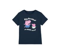 Hasbro George Pig Giggle Duty Kids T-Shirt, Navy | Size: 3-4 Years Hasbro Navy 3-4 Years