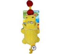 Hasbro Dog Toys Squeak & Tug Hungry Hungry Hippos Yellow 17inch