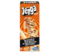 Hasbro Jenga English/german/french/spanish Board Game Brown