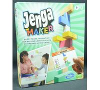 Hasbro Jenga Maker Real Hardwood Blocks Skill Game from 8 NEW OVP