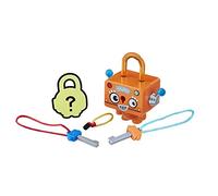 Hasbro Lock Stars E3207 - Verrückt verschlüsselt Orange Square Robot
