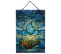 Hasbro Magic The Gathering Island Hanging Acrylic Wall Decor