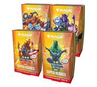Hasbro Magic: The Gathering Marvel Super English Trading Cards 4 Units