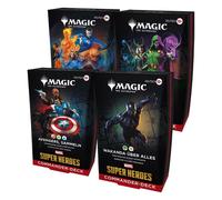 Hasbro Magic: The Gathering Marvel Super Heroes German 4 Trading Cards