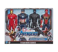 Hasbro Marvel Avengers: Endgame Titan Hero Series Action Figure 4 Pack, Black