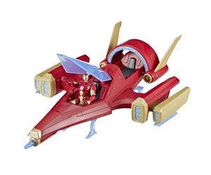 Hasbro Marvel Avengers Epic Hero Series Iron Man Repulsor Blast Battle Jet 4" Iron-Man Action Figure 2-Pack & Gear, Rot/Ausflug, Einfarbig (Getaway Solids)