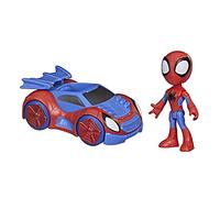 Hasbro Marvel F19405X2 Spidey and His Amazing Friends Marvel Action Figure and Web Speedster Vehicle, for Children from 3 Years, No