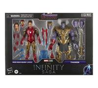MARVEL LEGENDS THE INFINITY SAGA AVENGERS IRON MAN MARK 85 VS THANOS FIGURE SET