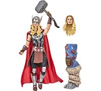 Marvel Hasbro Legends Thor: Love and Thunder Mighty Thor Action Figure 15-cm Collectible Toy, 4 Accessories, 1 Build-A-Figure Part, Multicolor,F1060