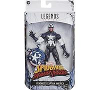 Hasbro Marvel Legends Series 15-cm Collectible Venomised Captain America Action Figure Toy, Premium Design and 2 Accessories