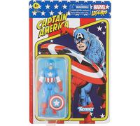 Hasbro Marvel Legends Series 3.75-inch Retro 375 Collection Captain America Acti