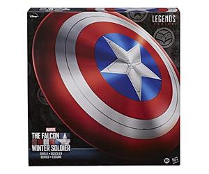 Hasbro Marvel Legends Series Falcon and Winter Soldier Captain America Premium Role Play Shield for Ages 18 and Up, Multicolor, 12.7 x 63.5 x 66.04 cm