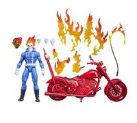 Hasbro Marvel Legends Series Ghost Rider Johnny Blaze Marvel Comics Collection 6" Action Figure with Motorcycle G2083 Authentic