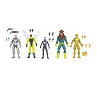 MARVEL LEGENDS SPIDER-MAN 6" SILVERMANE,HUMAN FLY,MOLTEN MAN,RAZORBACK 5-PACK