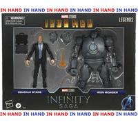 HASBRO MARVEL LEGENDS THE INFINITY SAGA OBADIAH STANE AND IRON MONGER 6" 2 PACK