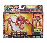 Marvel Mech Strike Mechasaurs, 4-Inch Iron Man with Iron Stomper Mechasaur Action Figures, Super Hero Toys for Kids Ages 4 and Up