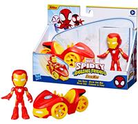 Hasbro Marvel Spidey and His Amazing Friends IRON MAN Action Figure Vehicle