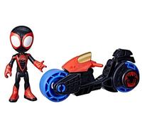 Marvel Spidey And His Amazing Friends - Motorcycle & Miles Morales