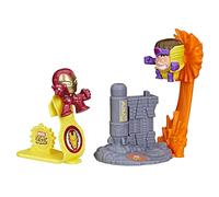 Marvel Stunt Squad Iron Man vs M.O.D.O.K Playset Super Hero Action Figures (S39)