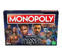 Hasbro Monopoly Black Panther Board Game Silver