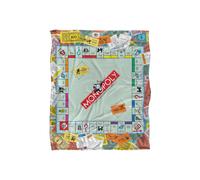 Hasbro Monopoly Board Silky Touch Super Soft Throw Blanket 152 X 127 Cm In White White One Size