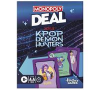 HASBRO Monopoly Deal K-Pop Demon Hunters, Blue,Purple