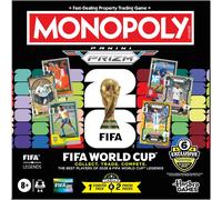 Monopoly Panini Prizm: FIFA World Cup Game I Football Board Game with Monopoly Panini Prizm FIFA World Cup 2026 Trading Cards I Ages 8+ - English Version