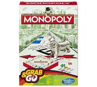 Hasbro Monopoly Grab And Go - Portable Travel Board Game