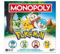 HASBRO Monopoly Pokemon Edition Board Game, Yellow,Blue,Green,Red,White