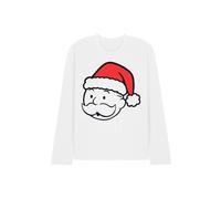 Hasbro Monopoly Santa Hat Long Sleeve T-Shirt, White White XL