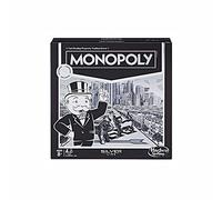 Hasbro Monopoly Silver Line Exclusive Premium Board Game - New Modern Style with Foil Board - Family City/Urban Board Game for 6 Players, Ages 12+