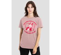 Hasbro Women's Monopoly Take A Chance On Me s Classic T-Shirt, Powder Rose | Size: XL Hasbro Rose XL