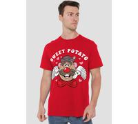 Hasbro Mr Potato Head Sweet Potato Adults T-Shirt, Red | Size: Small Hasbro Red S