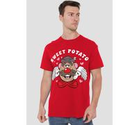 Mr Potato Head Sweet Potato Adults T-Shirt, Red Hasbro Red 4XL