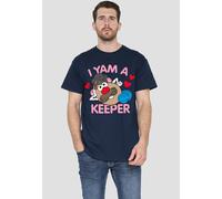 Hasbro Mr Potato Head Yam A Keeper Adults T-Shirt, Navy | Size: XL Hasbro Navy XL