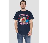 Hasbro Mr Potato Head Yam A Keeper Adults T-Shirt, Navy | Size: 5XL Hasbro Navy 5XL