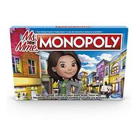 Hasbro Ms. Monopoly Board Game; First Game Where Women Make More Than Men; Features Inventions by Women; Game for Families and Kids Ages 8 and Up