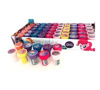 Hasbro - My Little Pony 10 Piece Self-inking Stamps Stampers Pencil Topper Multicolored Small Rubber Round Stamps
