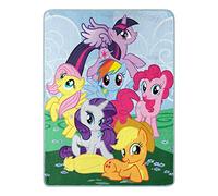 Hasbro My Little Pony Join The Herd Micro Raschel Throw Blanket, 46" x 60", Multi Color