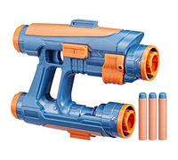 Hasbro Nerf Star Lord Guardians of the Galaxy Vol. 3" Movie Inspired Quad Blaster Marvel Studios with 3 Nerf Darts, Superhero Toys for Roleplay