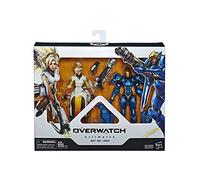 Hasbro Overwatch Ultimates Series Pharah and Mercy Dual Pack 6-Inch-Scale Collectible Action Figures with Accessories - Blizzard Video Game Characters