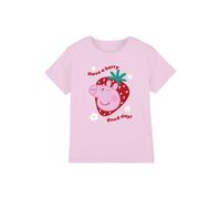 Hasbro Peppa Pig Berry Good Day Kids T-Shirt, Pink | Size: 5-6 Years Hasbro Pink 5-6 Years