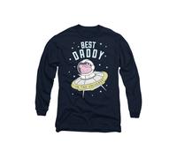 Hasbro Peppa Pig Best Daddy Pig In The Universe Long Sleeve T-Shirt, Navy | Size: Small Hasbro Navy S