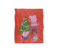 Peppa Pig Blanket, 152 x 127 cm Christmas Fun Silky Touch Super Soft Throw Blanket, 50" x 60"