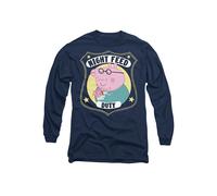 Hasbro Peppa Pig - Daddy Pig Night Feed Duty Long Sleeve T-Shirt, Navy | Size: XL Hasbro Navy XL