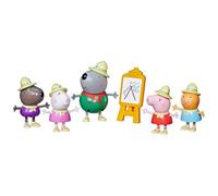 Hasbro Peppa Pig Playset Camping with Friends - 5 Figures of 7 cm Peppa Candy Cat Danny Dog Suzy Sheep and Mr. Wolf