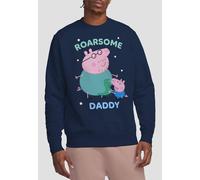 Hasbro Peppa Pig Roarsome Daddy Pig Sweatshirt, Navy Navy M